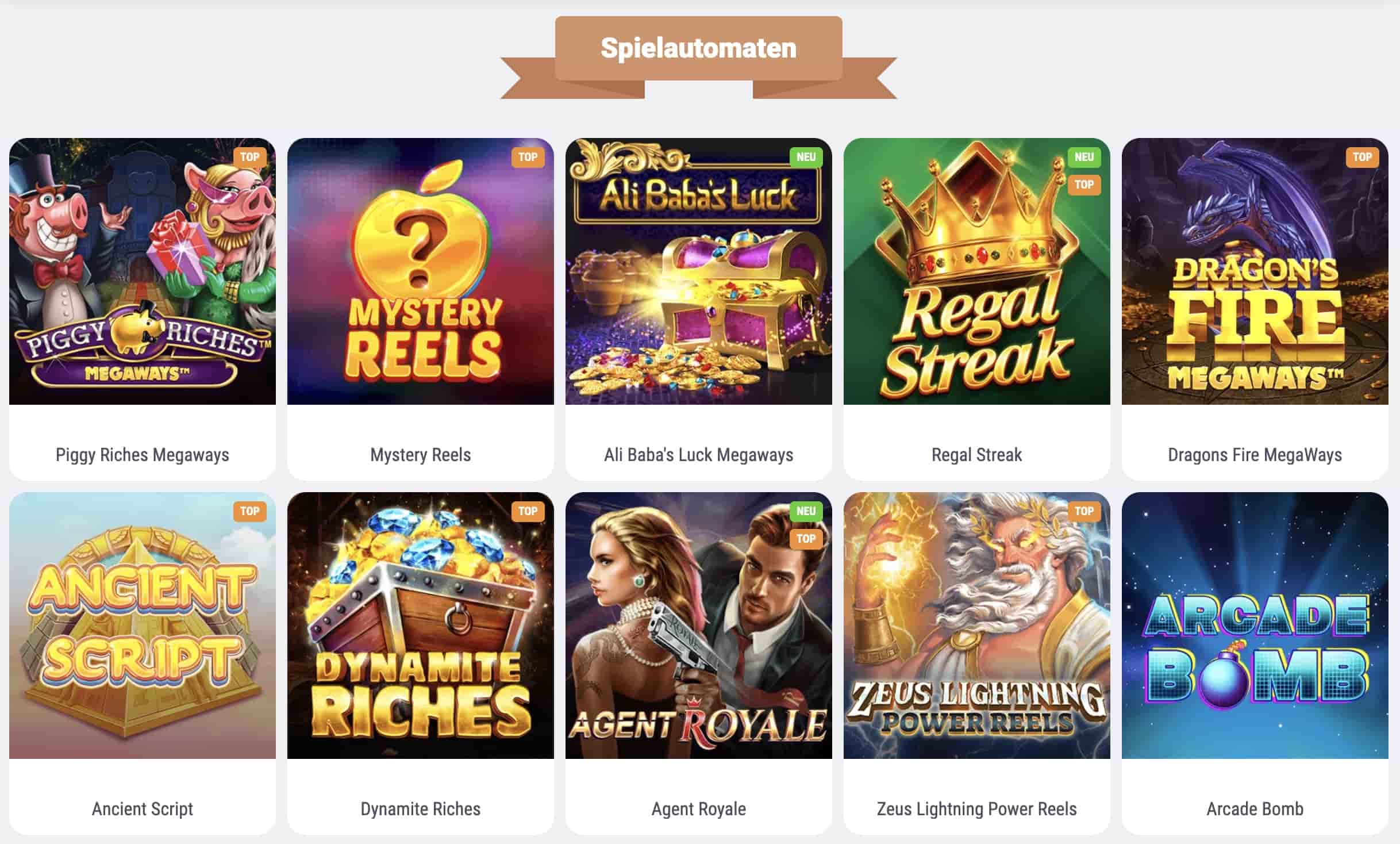 Cookie Casino Spielautomaten