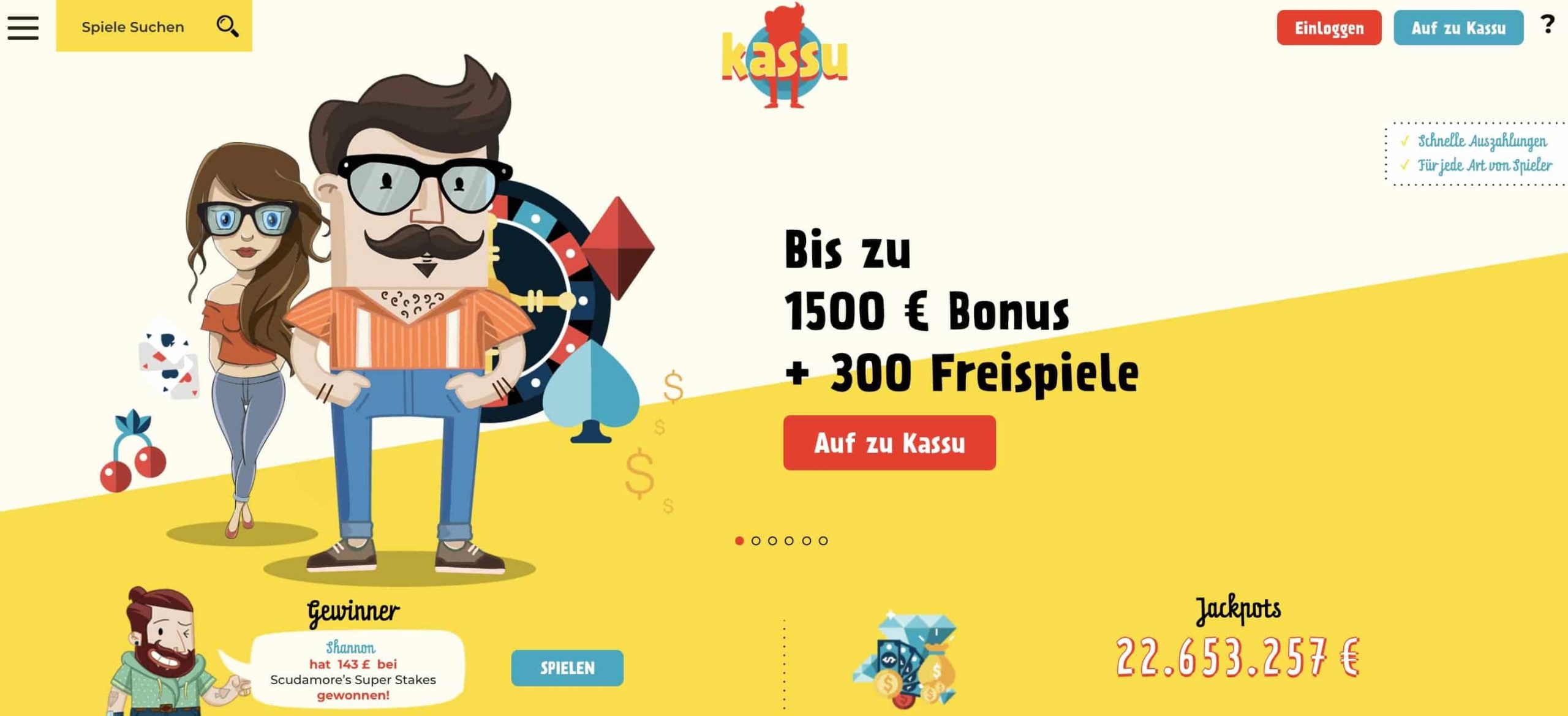 Kassu Casino Starseite